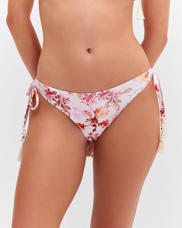PATBO FLORAL HAZE STRING BIKINI BOTTOM