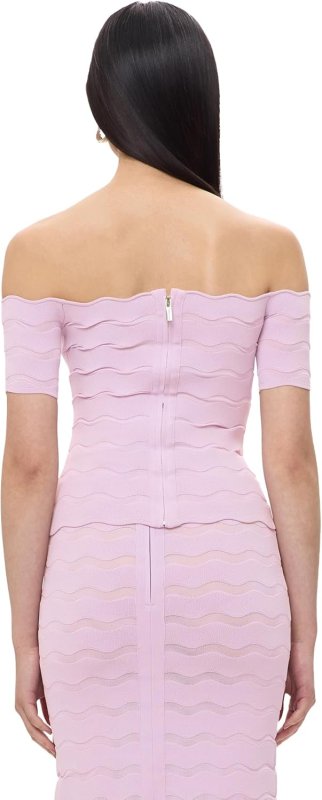HERVé LéGER THE LAINEY TOP