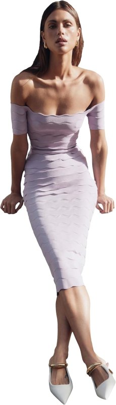 HERVé LéGER THE LAINEY TOP