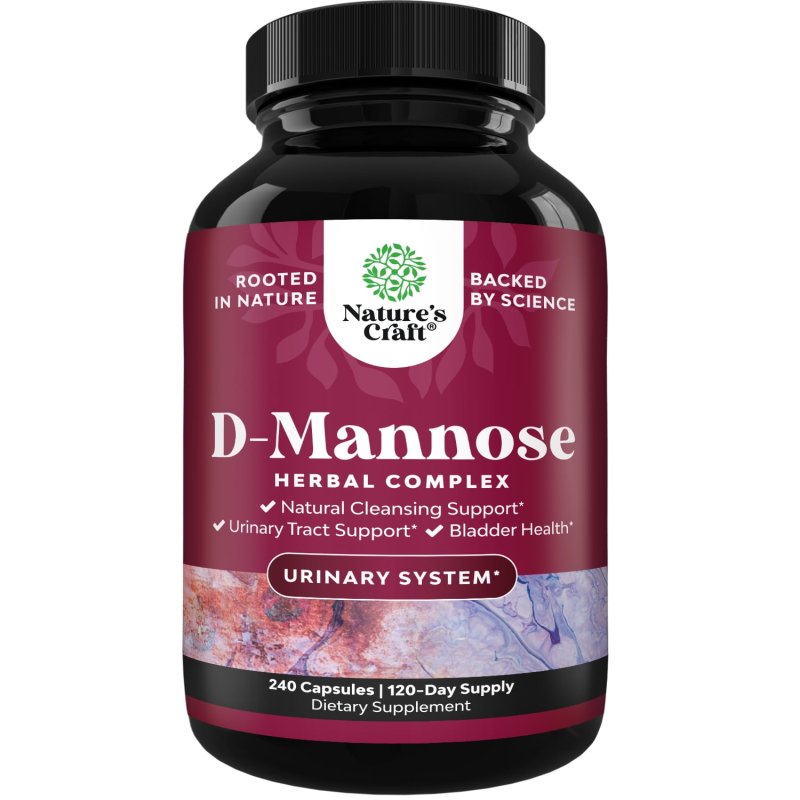 D MANNOSE CRANBERRY CAPSULES FOR KIDNEY CLEANSE LIVER SUPPORT URINARY TRACT HEALTH WOMEN D-MANNOSE CRANBERRY POWDER DANDELION EXTRACT