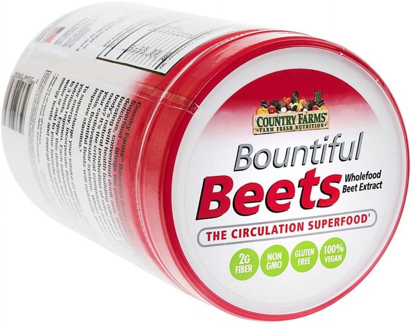COUNTRY FARMS CHERRY-FLAVORED BEET EXTRACT, BOOST CIRCULATION & ENERGY, ANTIOXIDANT-RICH SUPERFOOD, 10.6 OZ"