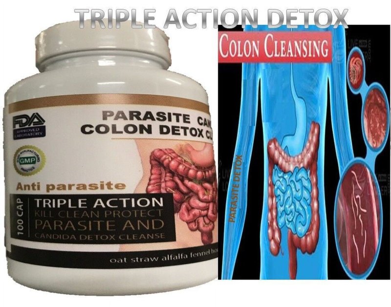 PARASITE DETOX BODY CLEANSE COMPLEX ANTI PARASITE SUPPORT CLEANSE - 100 QUICK