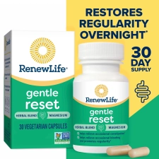 RENEW LIFE GENTLE RESET HERBAL BLEND MAGNESIUM CAPSULES 30 COUNT