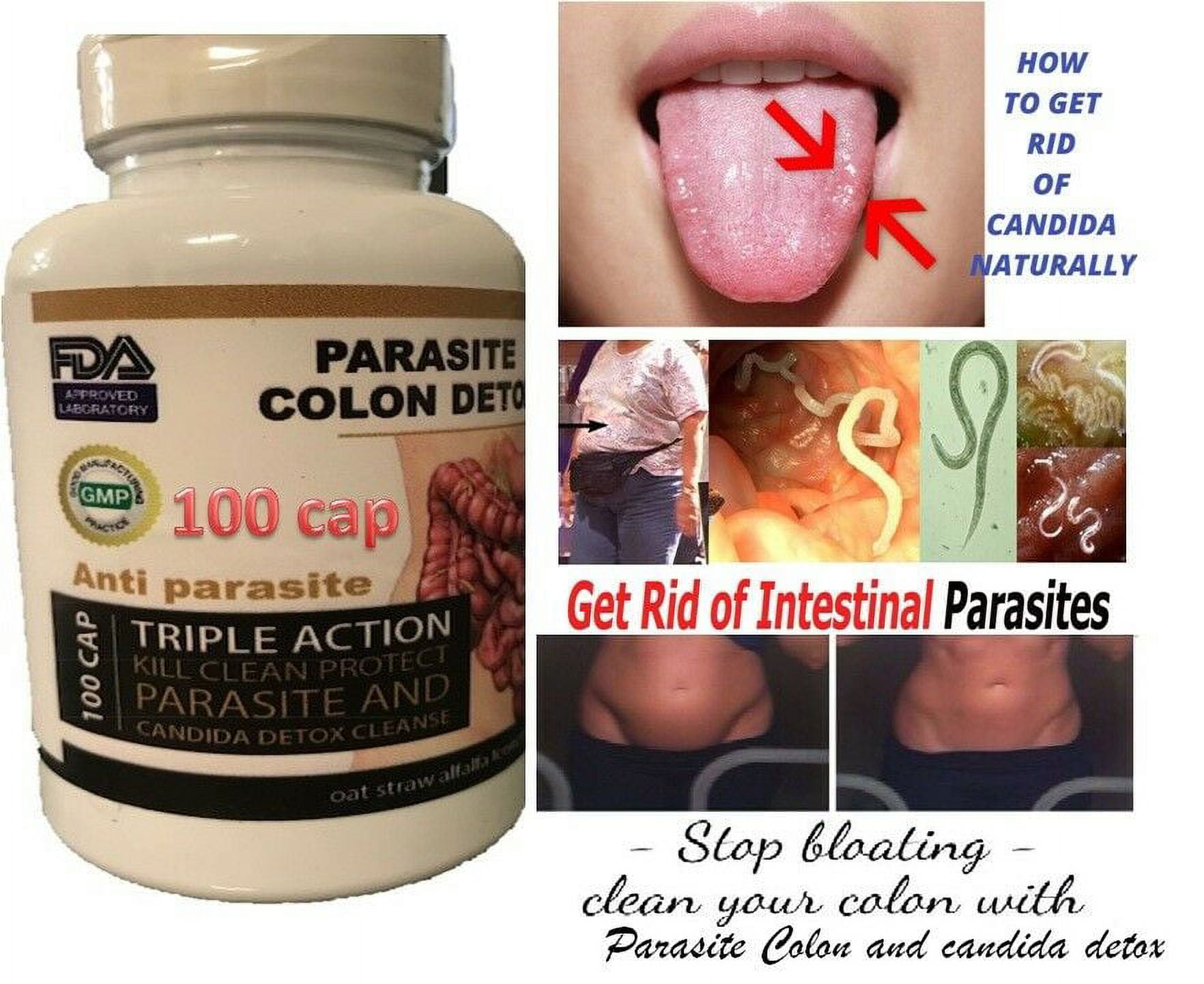 PARADISE REMOVE ULTRA FLASH COLON 100 PARASITE & CANDIDA DETOX BODY CLEANSE