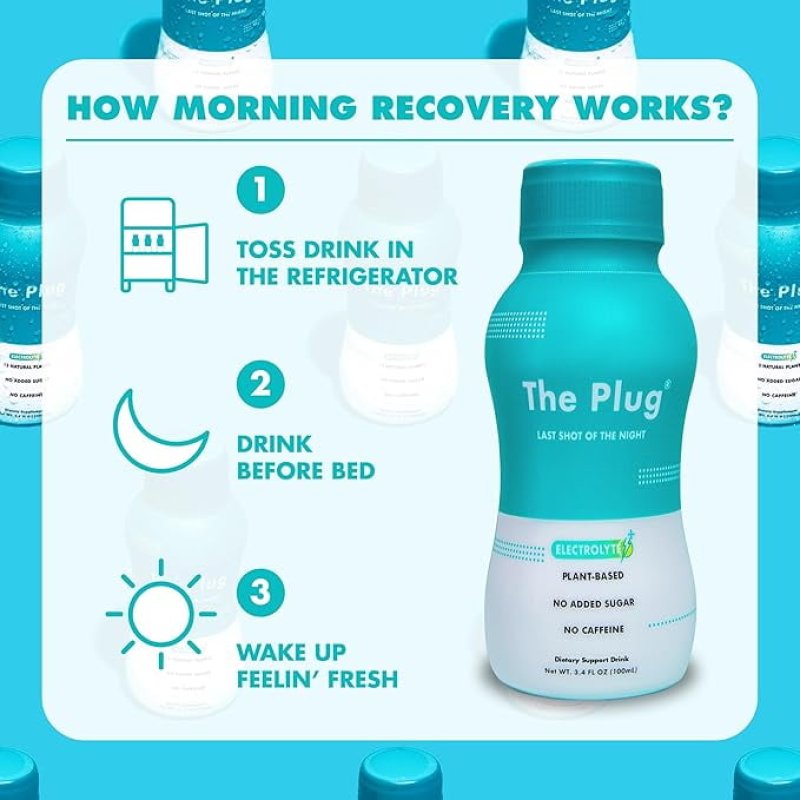 THE PLUG LIVER CLEANSE DETOX REPAIR DRINK PLANT BASED HERBAL ELECTROLYTE LIVER SUPPORT HEALTH BLOATING RELIEF RESTORE ANTIOXIDANTS MINERALS LIVER COMPLEX ENERGY DRINK 24-PACK