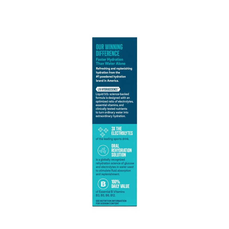 LIQUID I.V. WATERMELON HYDRATION MULTIPLIER POWDERED ELECTROLYTE DRINK MIX 6 COUNT PACKETS