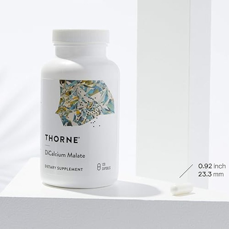 THORNE CALCIUM FORMERLY DICALCIUM MALATE CHELATED CALCIUM DIMACAL BONE DENSITY SUPPORT 120 CAPSULES