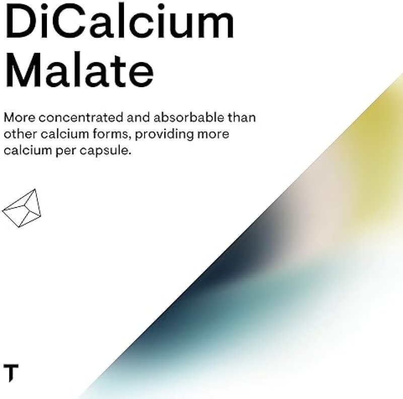 THORNE CALCIUM FORMERLY DICALCIUM MALATE CHELATED CALCIUM DIMACAL BONE DENSITY SUPPORT 120 CAPSULES