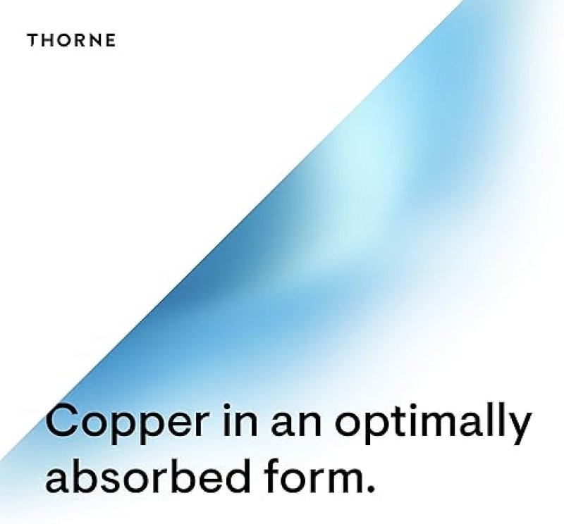 THORNE COPPER BISGLYCINATE WELL ABSORBED TRACE MINERAL SUPPLEMENT 60 CAPSULES