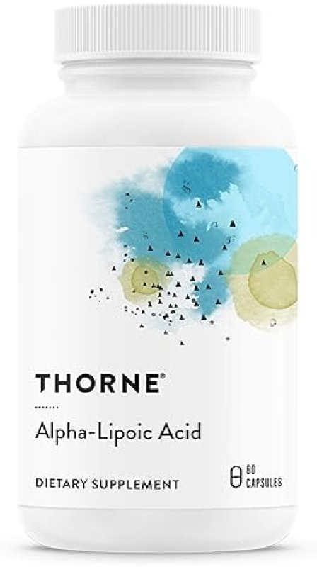 THORNE ALPHA LIPOIC ACID 300MG SUPPLEMENT FOR LIVER DETOX ANTIOXIDANT SUPPORT NERVE HEALTH MENTAL SHARPNESS 60 CAPSULES