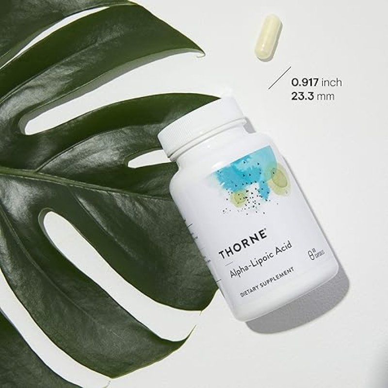 THORNE ALPHA LIPOIC ACID 300MG SUPPLEMENT FOR LIVER DETOX ANTIOXIDANT SUPPORT NERVE HEALTH MENTAL SHARPNESS 60 CAPSULES