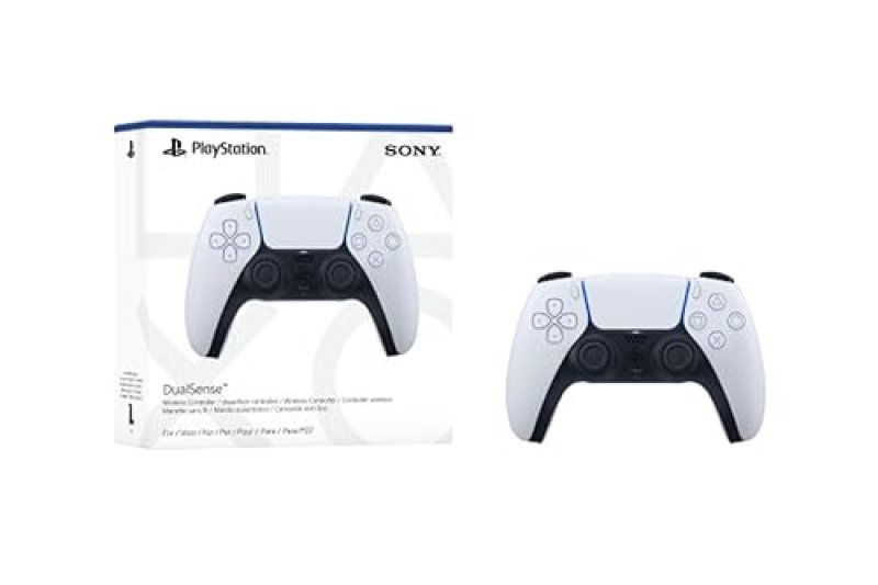 WHITE PLAYSTATION DUALSENSE WIRELESS CONTROLLER