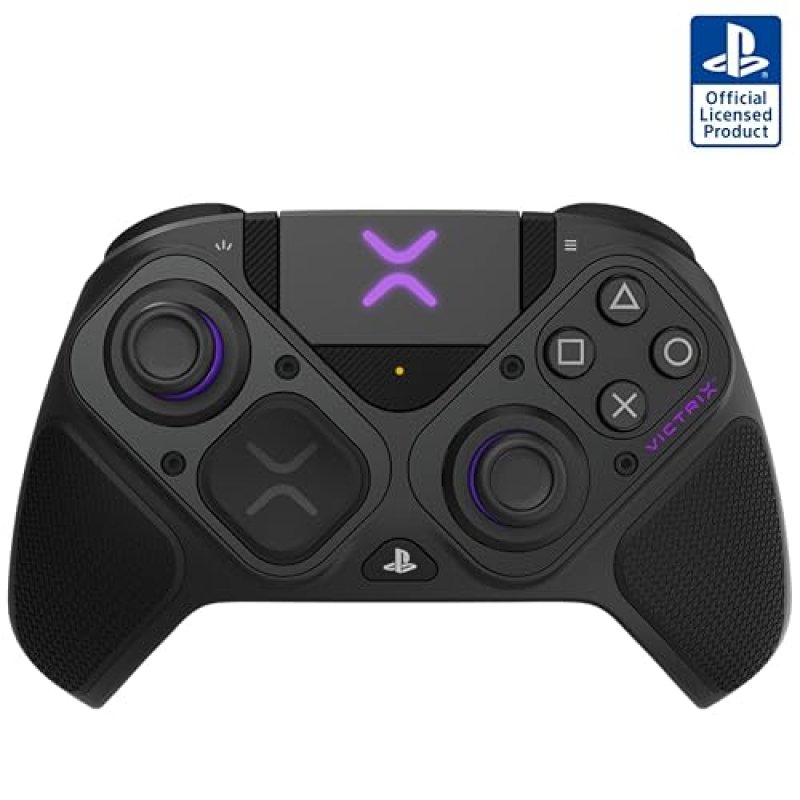 PDP VICTRIX PRO BFG WIRELESS GAMING CONTROLLER PS5 PS4 PC MODULAR ESPORTS GAMEPAD REMAPPABLE BUTTONS CUSTOMIZABLE TRIGGERS PADDLES D-PAD FIGHTPAD PC APP BLACK