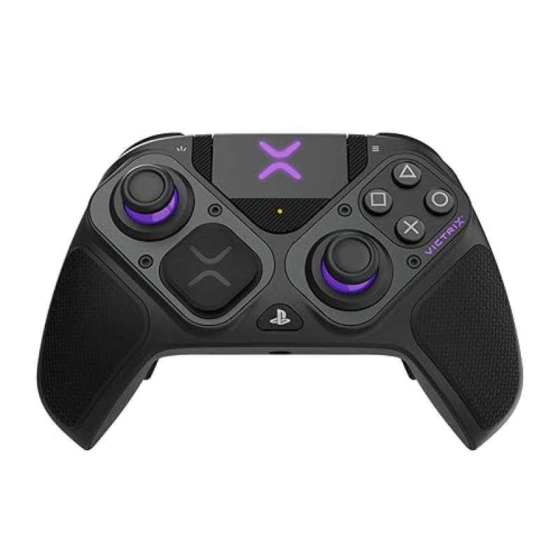 PDP VICTRIX PRO BFG WIRELESS GAMING CONTROLLER PS5 PS4 PC MODULAR ESPORTS GAMEPAD REMAPPABLE BUTTONS CUSTOMIZABLE TRIGGERS PADDLES D-PAD FIGHTPAD PC APP BLACK