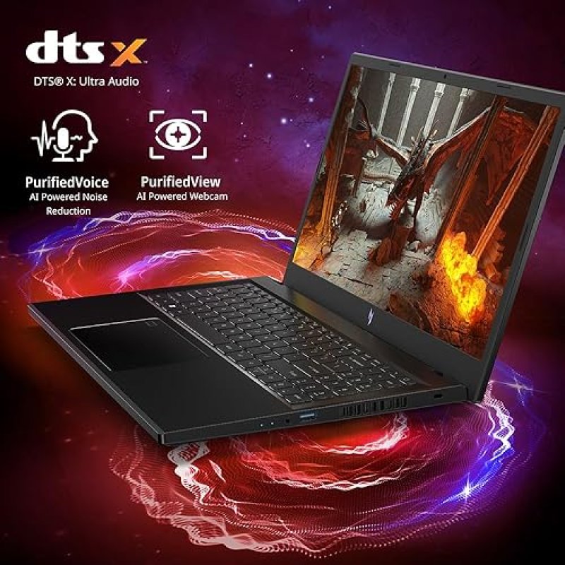ACER NITRO V GAMING LAPTOP INTEL CORE I5-13420H NVIDIA GEFORCE RTX 4050 15.6" FHD IPS 144HZ 8GB DDR5 512GB GEN 4 SSD WIFI 6 BACKLIT KB ANV15-51-51H9