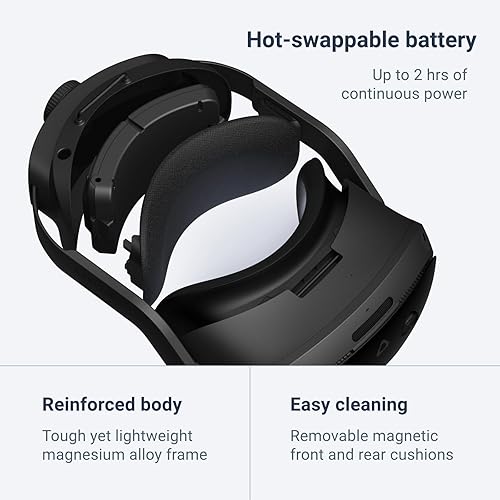 HTC VIVE FOCUS VISION VR HEADSET WITH DISPLAYPORT PC STREAMING KIT AND STARTER GAME PACK