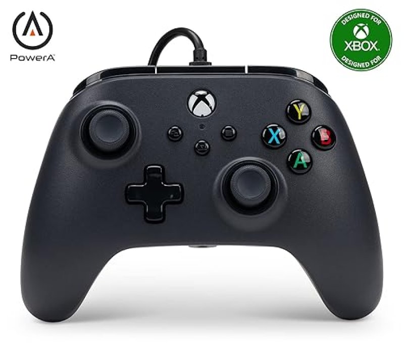 XBOX SERIES X|S BLACK GAMEPAD VIDEO GAME CONTROLLER WORKS WITH XBOX ONE