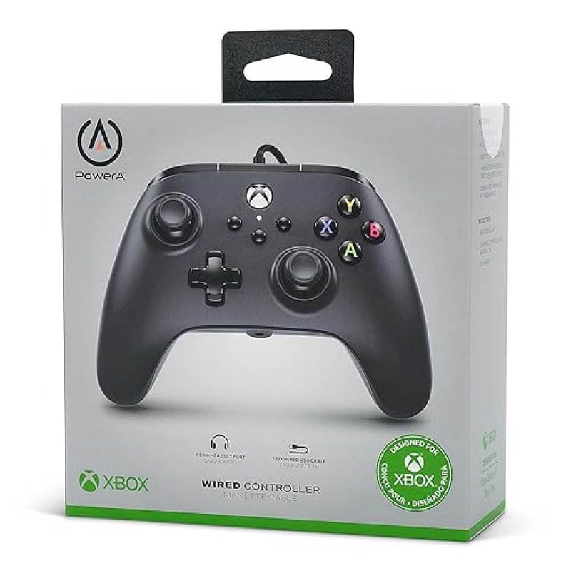 XBOX SERIES X|S BLACK GAMEPAD VIDEO GAME CONTROLLER WORKS WITH XBOX ONE