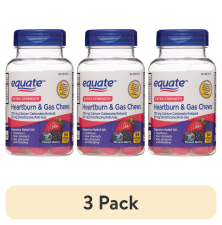 EQUATE EXTRA STRENGTH HEARTBURN GAS RELIEF CHEWS MIXED BERRY 54 CHEWABLE TABLETS