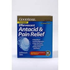 GOODSENSE BLUE EFFERVESCENT ANTACID PAIN RELIEF 36 COUNT-AMKPROD