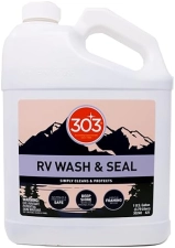 RV WASH & SEAL CLEAN STREAK-FREE FINISH PH NEUTRAL HIGH FOAMING FORMULA DEEP GLOSS ON RVS CAMPERS POP-UPS MOTORHOMES 1 GALLON 30240