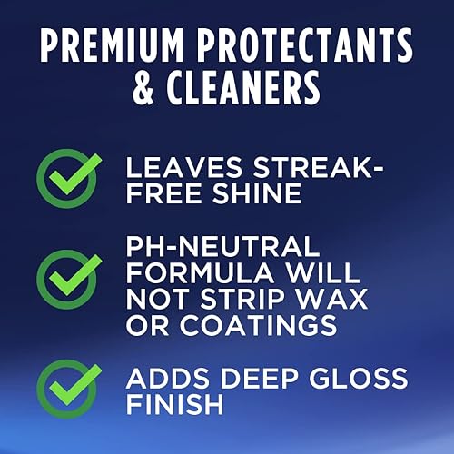 RV WASH & SEAL CLEAN STREAK-FREE FINISH PH NEUTRAL HIGH FOAMING FORMULA DEEP GLOSS ON RVS CAMPERS POP-UPS MOTORHOMES 1 GALLON 30240