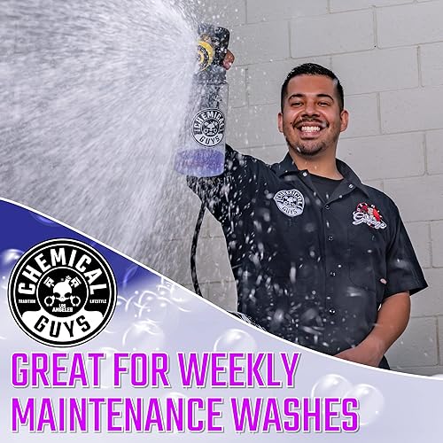 CHEMICAL GUYS EXTREME BODYWASH & WAX CAR WASH SOAP 64 FL OZ GRAPE SCENT - FOAM CANNON, GUN, BUCKET WASH FOR CARS, TRUCKS, MOTORCYCLES, RVS
