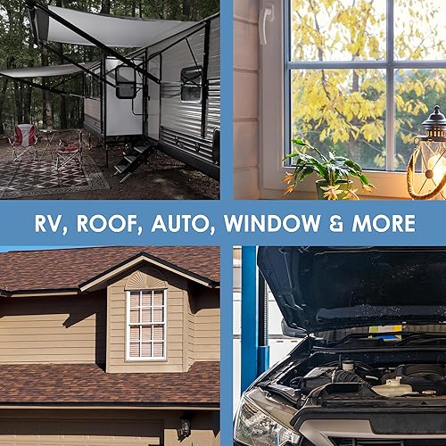 DICOR BT-1834-1 BUTYL SEAL TAPE 1 8 X 3 4 X 30 REPAIR TAPE FOR RV TRAILER MOTORHOME WINDOW AND VENT SEALING