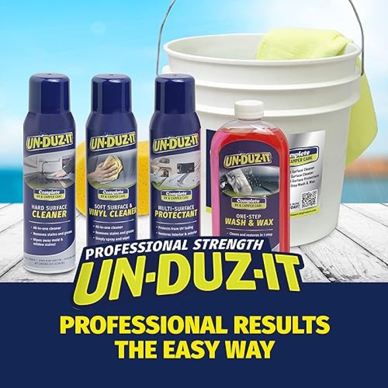RV WASH WAX CERAMIC PROTECTION CONCENTRATED CAR WASH WAX FOR RVS CAMPERS 20 FL OZ BOTTLE