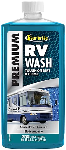 STAR BRITE PREMIUM RV WASH ULTIMATE EXTERIOR CLEANER FOR ROAD GRIME IDEAL FOR ALL CAMPER SURFACES 16 OZ