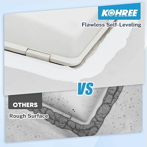 KOHREE RV ROOF SEALANT 2 PACK SELF-LEVELING LAP SEALANT WHITE RV CAULKING FOR ROOFING MAINTENANCE REPAIR