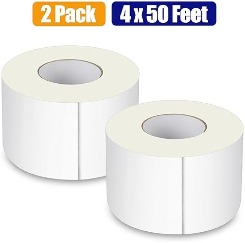 RV ROOF TAPE 4 INCH X 50 FEET UV WATERPROOF WHITE SEAL TAPE FOR RV REPAIR WINDOW BOAT SEALING TRUCK TRAILER ROOF SEALANT STOP CAMPER ROOF LEAKS