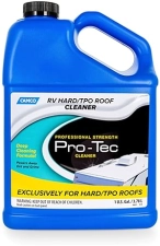 CAMCO PRO-TEC RV HARD TPO ROOF CLEANER 32 OZ LONG-LASTING PROTECTION POWERS AWAY DIRT GRIME
