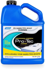 CAMCO PRO-TEC RV HARD TPO ROOF CLEANER 32 OZ LONG-LASTING PROTECTION POWERS AWAY DIRT GRIME