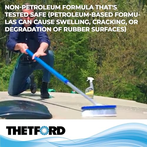 THETFORD PREMIUM RV RUBBER ROOF CLEANER CONDITIONER NON-TOXIC NON-ABRASIVE BIODEGRADABL 1 GALLON