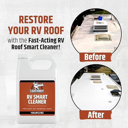 LIQUID RUBBER RV SMART CLEANER RESTORES REVITALIZES RVS CAMPERS 1 GALLON