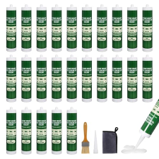 RV ROOF SEALANT SELF LEVELING LAP SEALANT MOTORHOMES CAMPERS TRAILERS REPAIR WHITE WATERPROOF FLEXIBLE 10.1FL.OZ 25 PACK