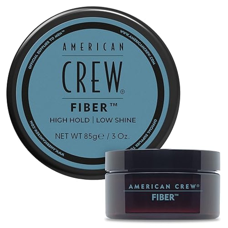 AMERICAN CREW MEN'S HAIR FIBER HIGH HOLD LOW SHINE 3 OZ - HAIR GEL ALTERNATIVE