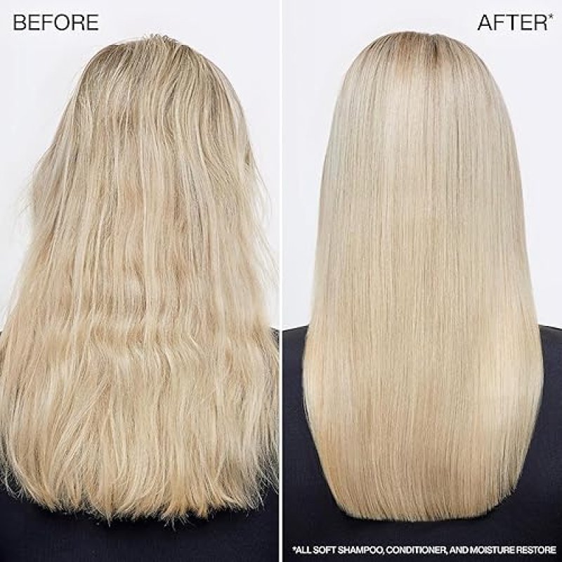 REDKEN ALL SOFT CONDITIONER FOR DRY BRITTLE HAIR - PROVIDES INTENSE SOFTNESS WITH ARGAN OIL - 10.1 FL OZ