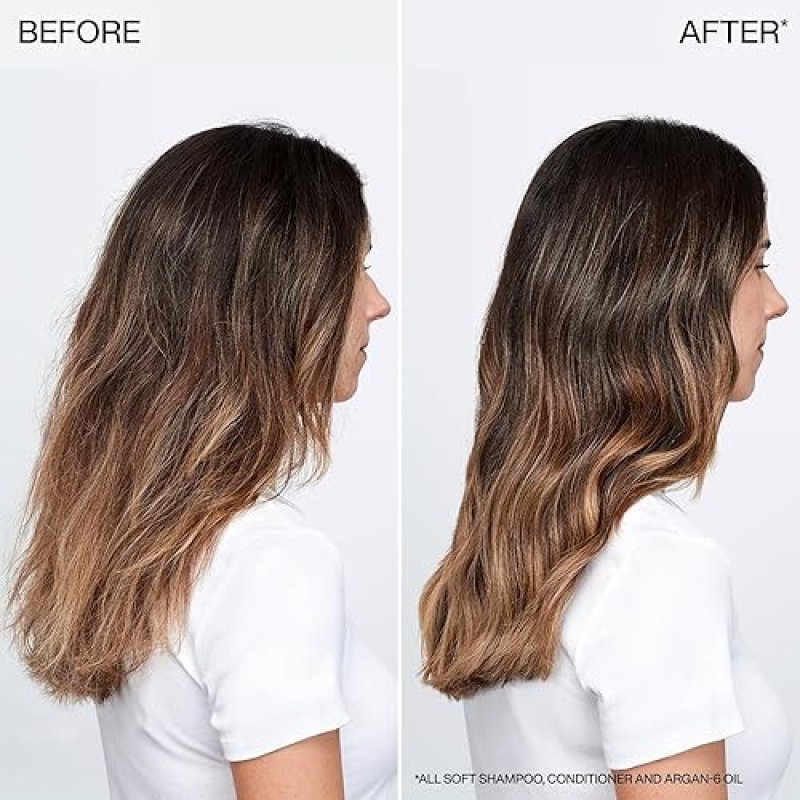 REDKEN ALL SOFT CONDITIONER FOR DRY BRITTLE HAIR - PROVIDES INTENSE SOFTNESS WITH ARGAN OIL - 10.1 FL OZ