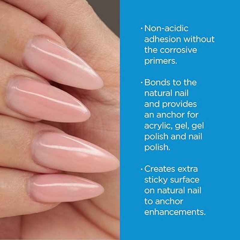 YOUNG NAILS PROTEIN BOND NON-ACIDIC NAIL PRIMER FOR GEL POLISH ACRYLIC PH BONDER DEHYDRATOR GEL NAILS 0.25 OZ