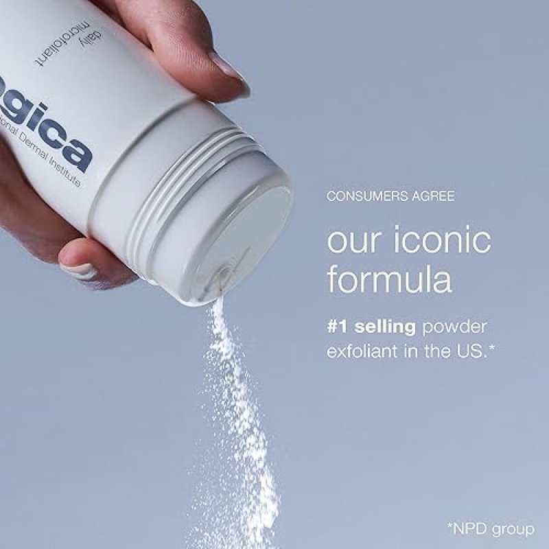 DERMALOGICA DAILY MICROFOLIANT FACE EXFOLIATOR SCRUB POWDER SALICYLIC ACID PAPAYA ENZYME BRIGHTER SMOOTHER SKIN DAILY