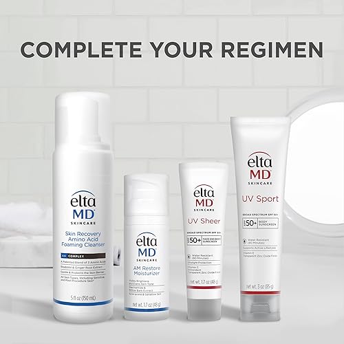 ELTAMD UV SPORT BODY SUNSCREEN SPF 50 SWEAT & WATER RESISTANT ZINC OXIDE OIL FREE FULL BODY SUNSCREEN