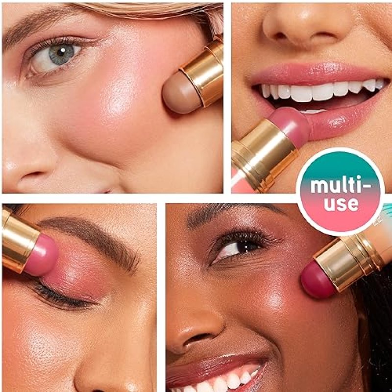 PHYSICIANS FORMULA BUTTER GLOW GO MULTIUSE STICK ULTRA-CREAMY RADIANT FINISH MURUMURU BUTTER VEGAN CRUELTY-FREE BEACHY PINK