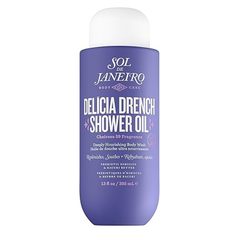 SOL DE JANEIRO DELICIA DRENCH SHOWER OIL MOISTURIZING CLEANSING OIL