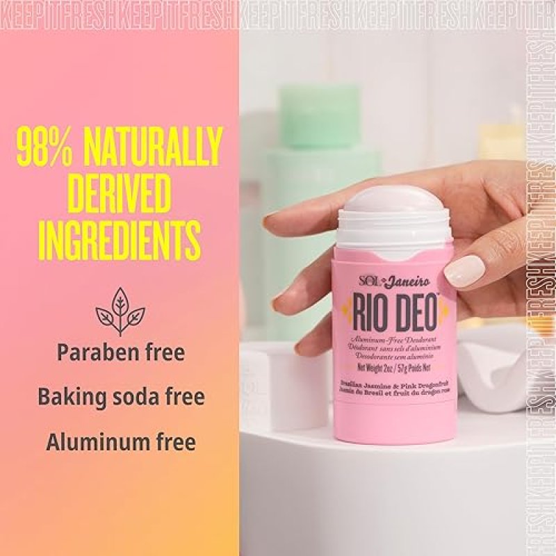 SOL DE JANEIRO RIO DEO REFILLABLE ALUMINUM FREE DEODORANT CAN BE REWRITTEN AS "SOL DE JANEIRO RIO ALUMINUM-FREE DEODORANT REFILL