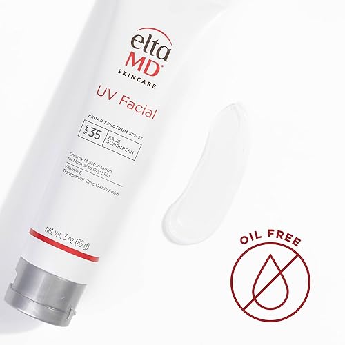 ELTAMD UV FACIAL SPF 30+ SUNSCREEN HYALURONIC ACID MOISTURIZER FACE LOTION MINERAL-BASED ZINC OXIDE 3.0 OZ TUBE