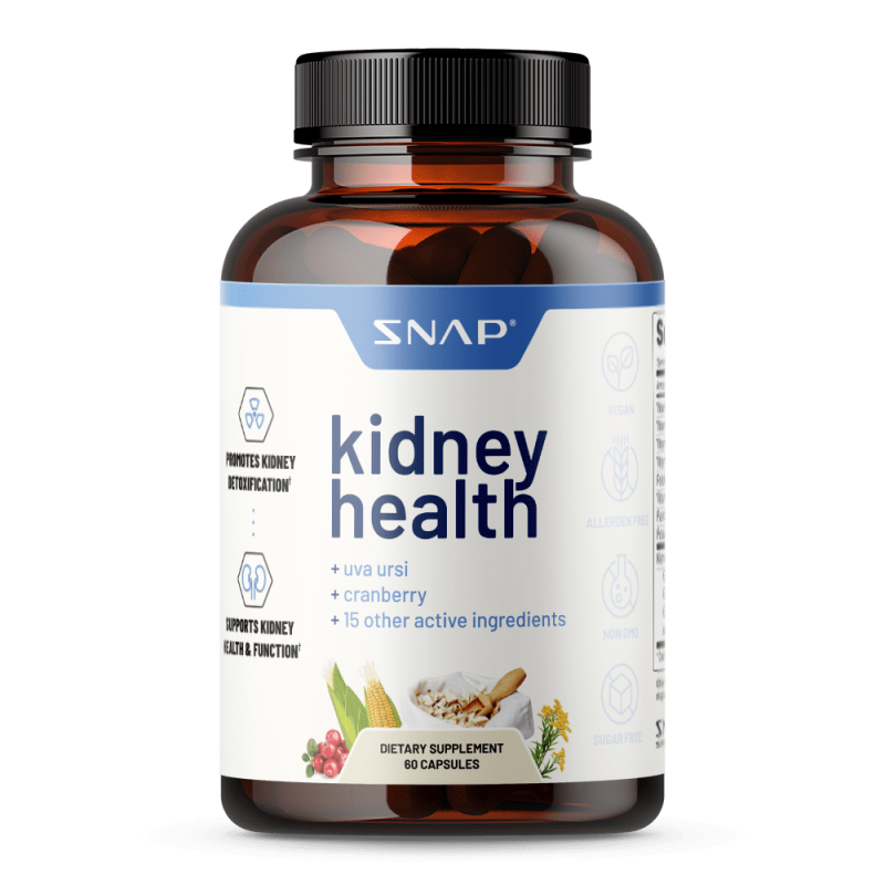 SNAP SUPPLEMENTS KIDNEY CLEANSE & DETOX SUPPLEMENT - UVA URSI FORMULA, 60 CAPSULES