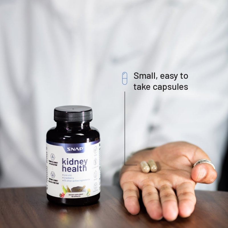 SNAP SUPPLEMENTS KIDNEY CLEANSE & DETOX SUPPLEMENT - UVA URSI FORMULA, 60 CAPSULES