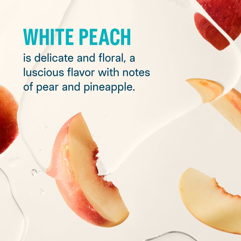 LIQUID I.V. WHITE PEACH SUGAR-FREE HYDRATION MULTIPLIER POWDER, 6 PACKETS